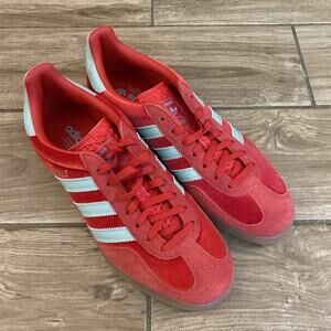 adidas Gazelle Indoor Womens Size 9.5 Shoes Better Scarlet Hazy Green IG6786